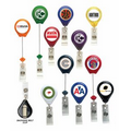 D-Bak Retractable Badge Reel - Translucent (Chroma Digital Direct Print)